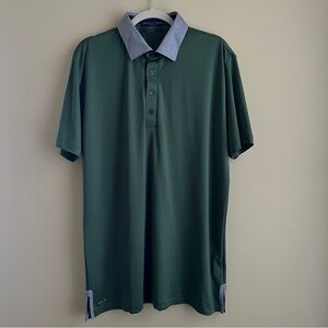 Alial Fital Polo Shirt Men's XL Golf Hunter Green Lightweight Performance Summer